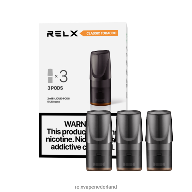 RELX Classic peulen klassieke tabak PHRB122 RELX Vape Nederland