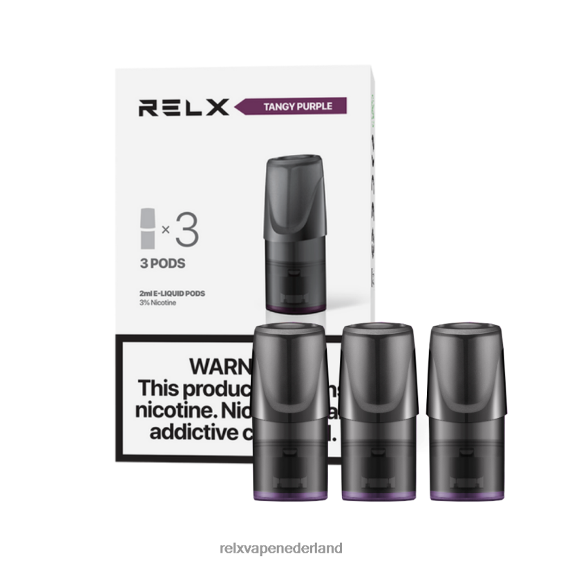RELX Classic peulen pittige paars-paarse druif PHRB132 RELX Vape Nederland