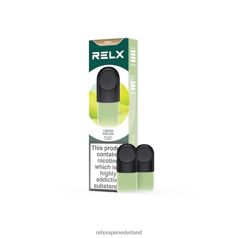RELX pod pro - 2 pods groene meloen PHRB5 RELX Vape Pods