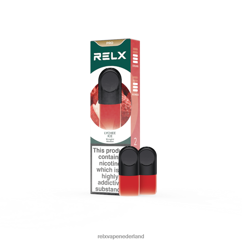 RELX pod pro - 2 pods lychee-ijs PHRB6 RELX Vapes Review