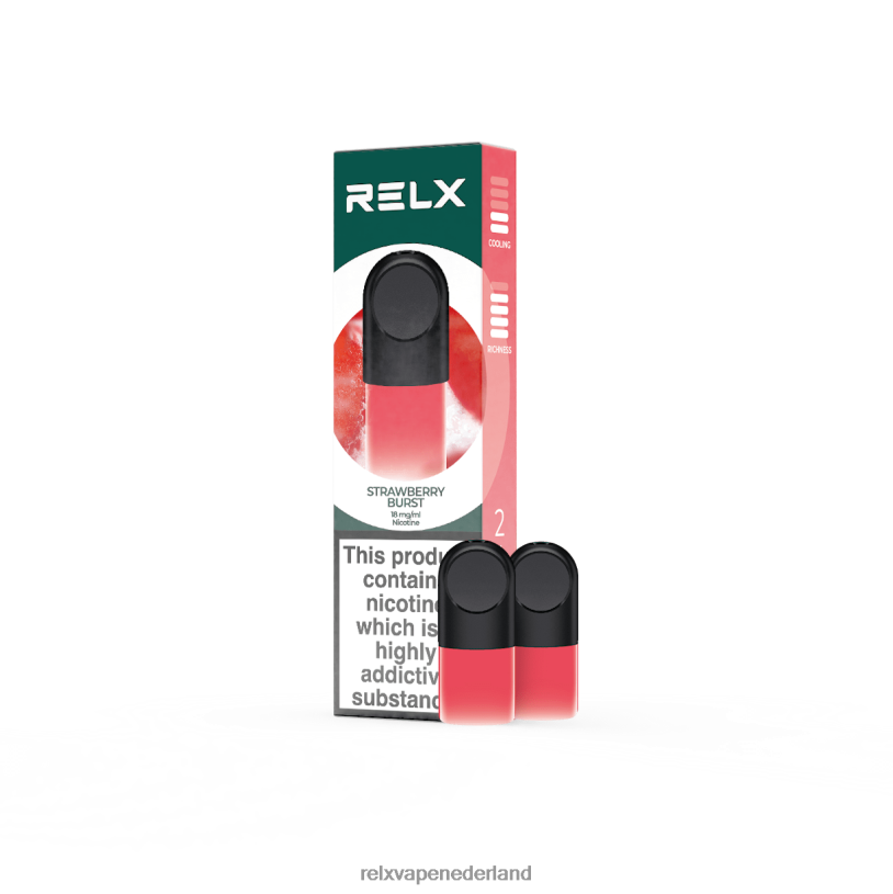 RELX peul aardbei barstte PHRB34 RELX Vape Sabores