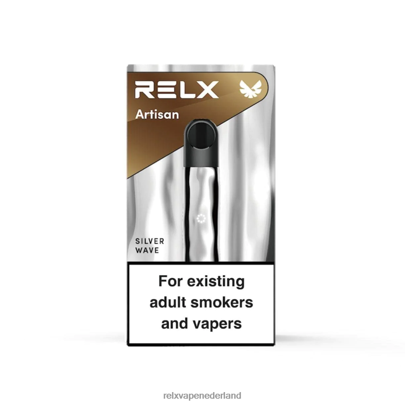 RELX Metal Artisan apparaat zilveren golf PHRB65 RELX Vape Sabores
