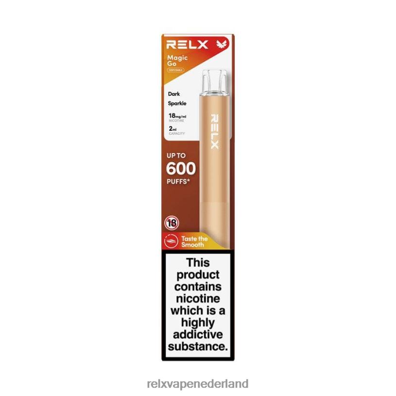RELX MagicGo ga600 donkere schittering PHRB40 RELX Vape Disposable