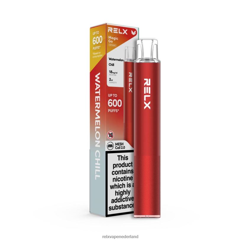RELX MagicGo ga600 watermeloen koel PHRB45 RELX Vape Sabores