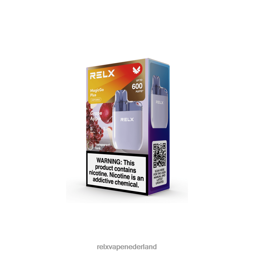 RELX MagicGo plus sa600 druiven appel PHRB57 RELX Vapes Review