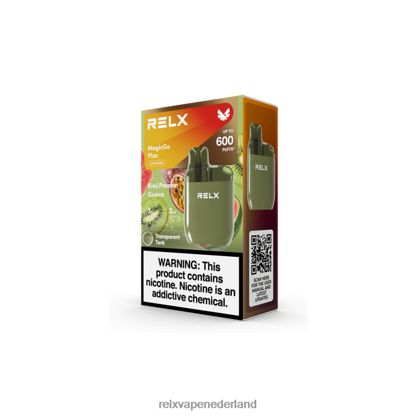 RELX MagicGo plus sa600 kiwi passie guave PHRB54 RELX Nederland