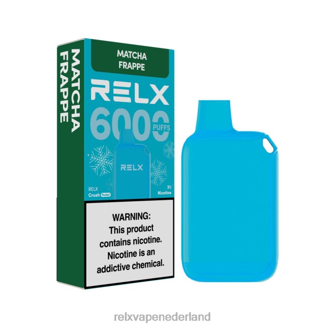 RELX Nederland - RELX Crush Pocket 6000 ijskoud matcha frappe NTVNN17