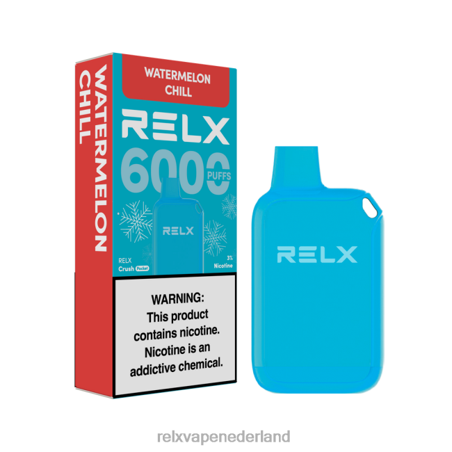 RELX Nederland - RELX Crush Pocket 6000 ijskoud watermeloen koel NTVNN24