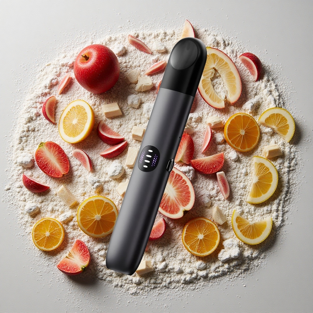 RELX Infinity 2 600-650 Puffs Donkerasteroid Vape Device met 1,9 ml Pod, 440mAh Accu, 3 Vermogensstanden, USB Type-C