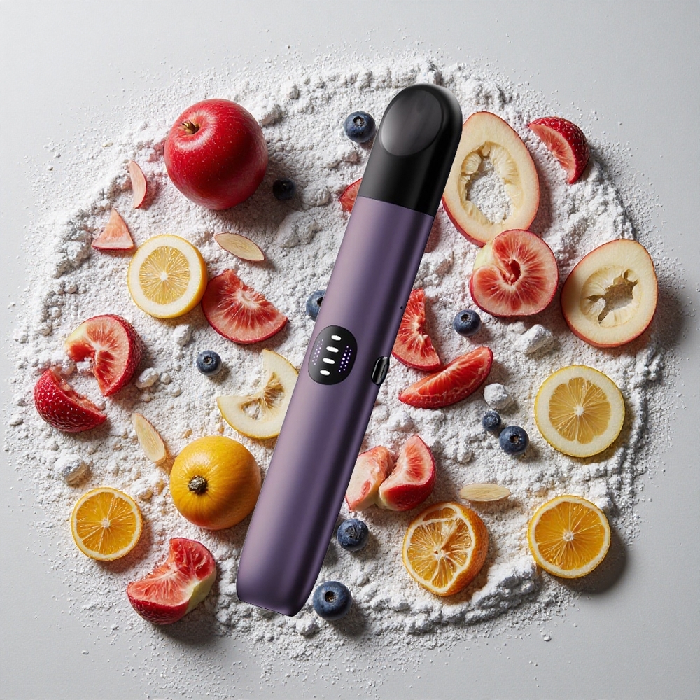 RELX Infinity 2 600-650 Puffs Koninklijk Indigo Vape Device Metalen Afwerking 1.9 ml Pod 440mAh Batterij USB-C Oplaadpoort