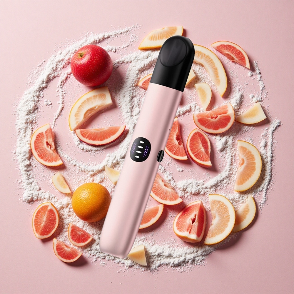 RELX Infinity 2 600-650 Puffs Roze Vapeapparaat met 1,9 ml Pod, Metallic Afwerking, 440mAh Batterij, USB Type-C Opladen