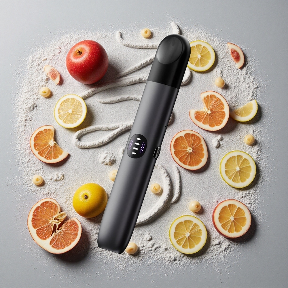 RELX Infinity 2 650 Puffs Grijs Vape-apparaat met 1,9 ml Pod, Metallic Afwerking, 440mAh Accu, USB Type-C