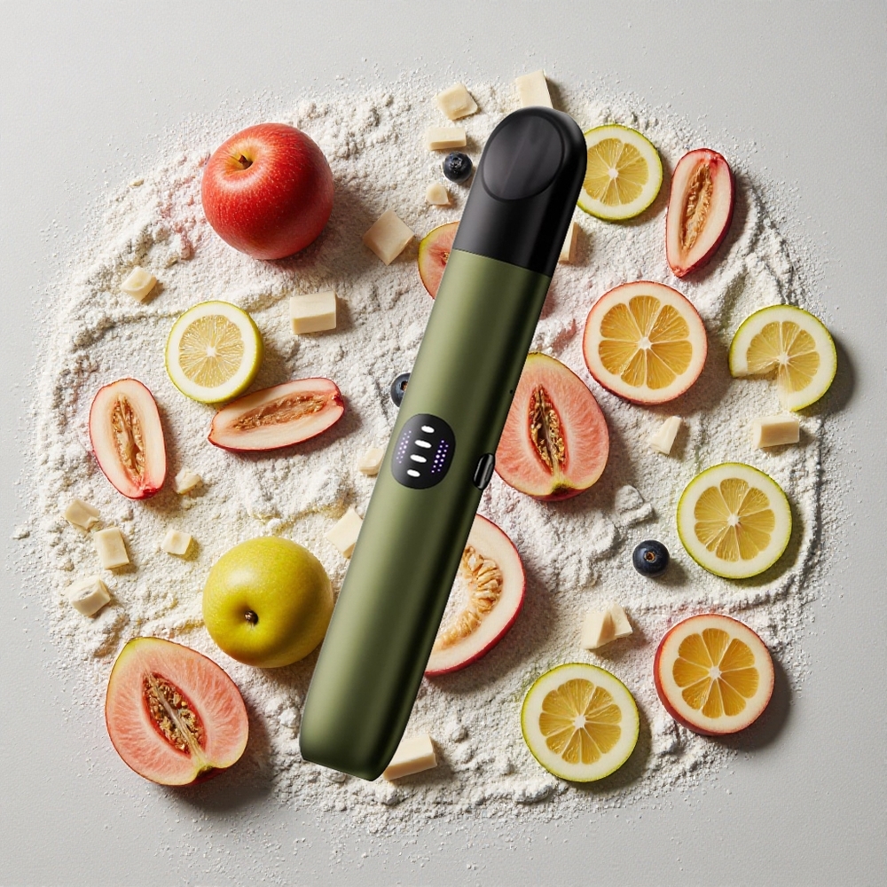 RELX Infinity 2 650 Puffs Groenblauw Vape-apparaat met 1,9 ml Pod, 440mAh Accu, 3 Vermogensstanden, USB Type-C Oplaadpoort