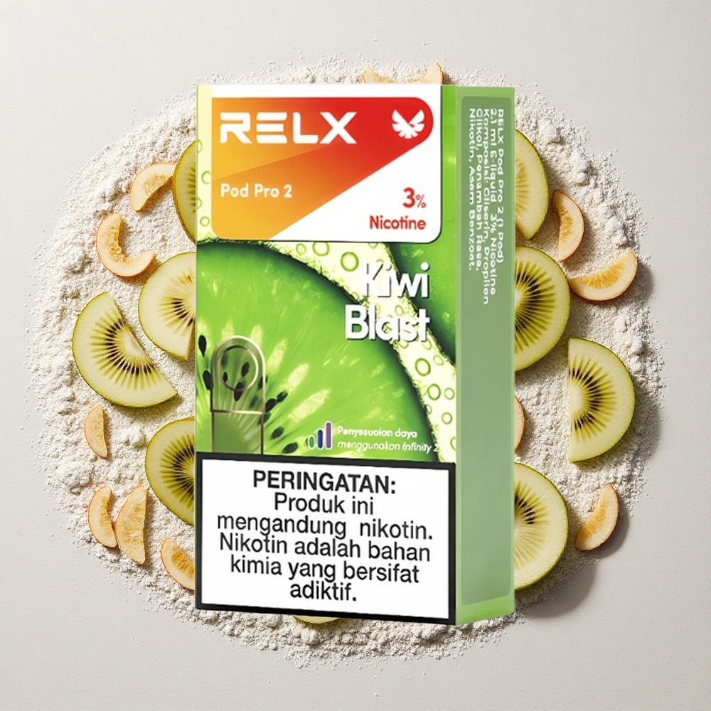 RELX Pod Pro 2 600 Puffs Kiwi Aroma Nicotine 3% 1.9ml
