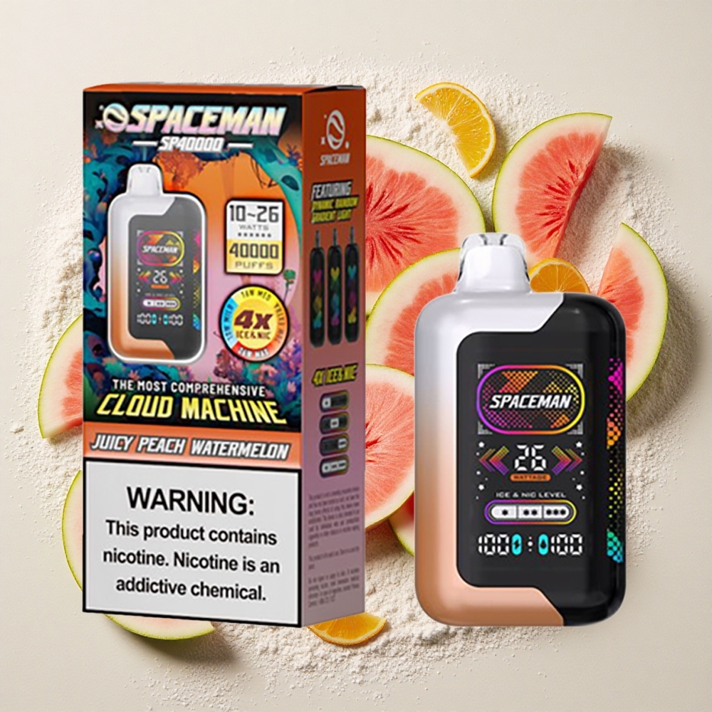 SMOK SPACEMAN SP40000 Wegwerp Vape Sappige Perzik Watermeloen e-Liquid capaciteit: 20ml